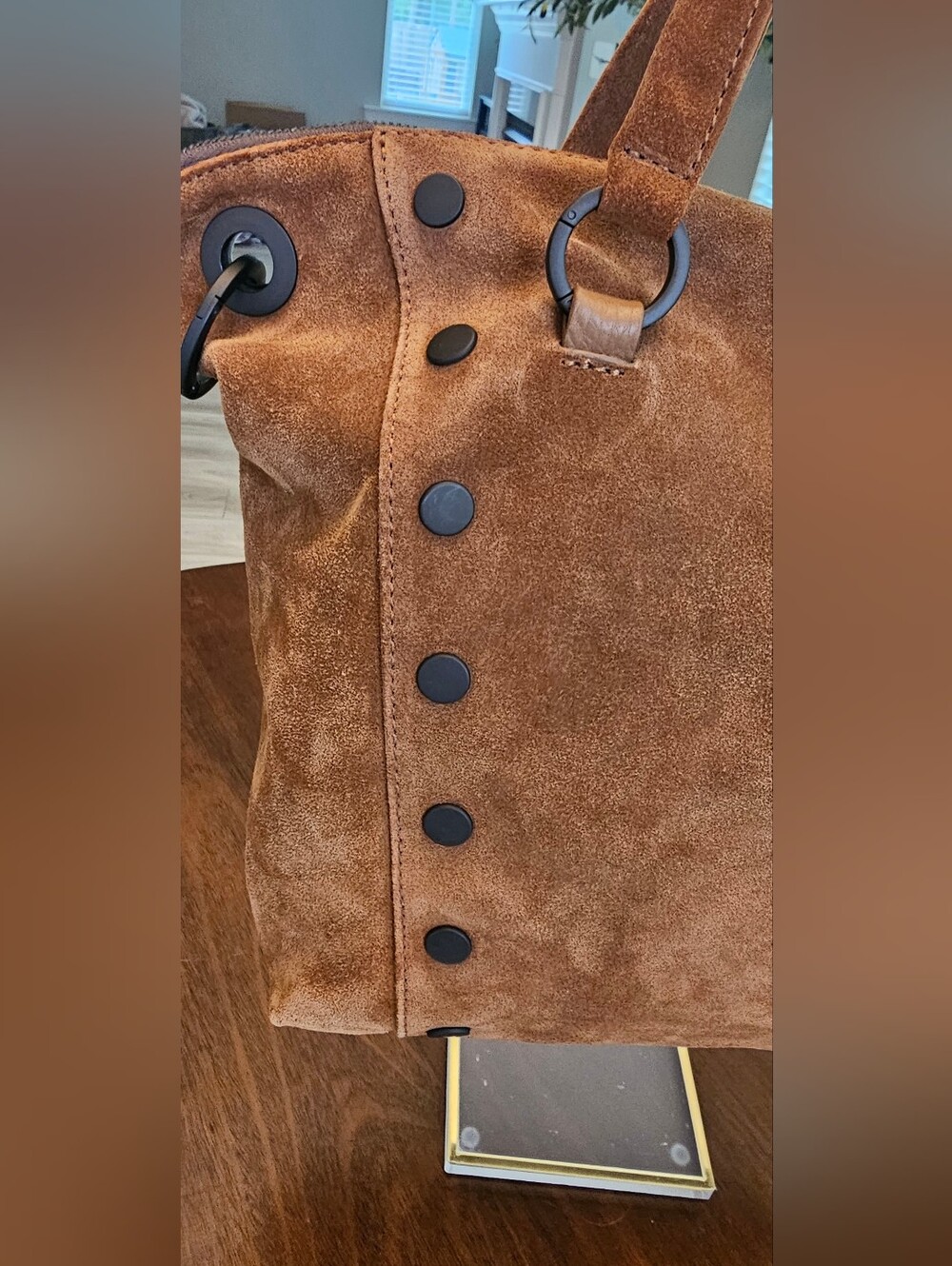 Hammitt Daniel | Mahogany Suede​/​Bronze | Lrg - Picture 6 of 14
